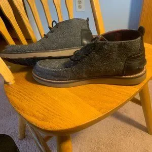 Toms Tweed & Leather High Tops --Men’s Size 10-Black/Grey Amazon.com | TOMS Mens Payton Sneaker Grey Denim - Size 12  main image 3